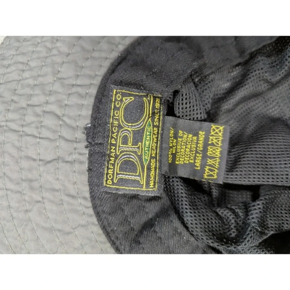 DPC Dorfman Pacific Co. Outdoor Boonie Hat Sun Bucket Nylon Gray Large‎